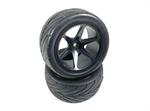 1:10 Buggy Räderset 6 Speichen/Street hinten schwarz (2)