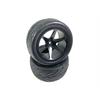 1:10 Buggy Räderset 6 Speichen/Street vorne schwarz (2)