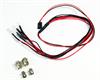 1:10 LED Set weiß/rot mit Alu-Halterung
