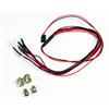 1:10 LED Set weiß/rot mit Alu-Halterung