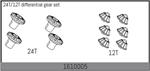 24T/12T differential gear set
