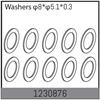 8*5.1*0.3 Unterlegscheibe (10)
