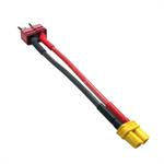Adapterkabel XT30 Buchse - Deans Stecker 7cm, 15AWG