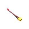 Adapterkabel XT30 Stecker - BEC Buchse 7cm, 18AWG