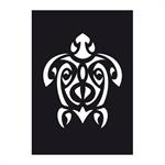 Adhesive stencil MAORI TURTLE