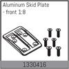 Aluminium Skid Platte - vorne 1:8