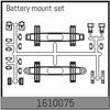 Battery mount set