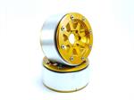 Beadlock Wheels HAMMER gold/gold 1.9 (2) ohne Radnabe