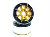 Beadlock Wheels HAMMER gold/schwarz 1.9 (2) ohne Radnabe