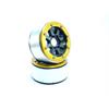 Beadlock Wheels HAMMER schwarz/gold 1.9 (2) ohne Radnabe