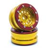 Beadlock Wheels PT-Bullet Gold/Rot 1.9 (2 pcs)
