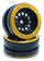 Beadlock Wheels PT-Bullet Schwarz/Gold 1.9 (2 pcs)