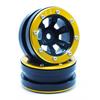 Beadlock Wheels PT- Claw Schwarz/Gold 1.9 (2 pcs)