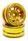 Beadlock Wheels PT- Distractor Gold/Gold 1.9 (2 pcs)