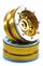 Beadlock Wheels PT- Distractor Gold/Silber 1.9 (2 pcs)