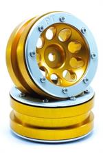 Beadlock Wheels PT- Ecohole Gold/Silber 1.9 (2 pcs)