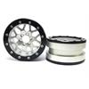 Beadlock Wheels PT-MESH silver/black 2.2 (2) ohne Radnabe