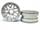 Beadlock Wheels PT-MESH silver/silver 2.2 (2) ohne Radnabe