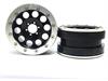 Beadlock Wheels PT-REVOLVER black/silver 2.2 (2) ohne Radnabe
