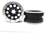 Beadlock Wheels PT-REVOLVER black/silver 2.2 (2) ohne Radnabe