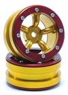 Beadlock Wheels PT-Safari Gold/Rot 1.9 (2 pcs)