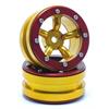 Beadlock Wheels PT-Safari Gold/Rot 1.9 (2 pcs)