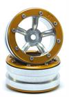 Beadlock Wheels PT-Safari Silber/Gold 1.9 (2 pcs)