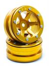 Beadlock Wheels PT- Slingshot Gold/Gold 1.9 (2 pcs)