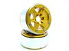 Beadlock Wheels SIXSTAR gold/gold 1.9 (2) ohne Radnabe