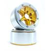 Beadlock Wheels SIXSTAR gold/silber 1.9 (2) ohne Radnabe