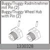 Buggy/Truggy Radmitnehmer mit Pin (2)