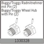 Buggy/Truggy Radmitnehmer mit Pin (2)