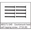 Countersunk Screw M2*15 (8)