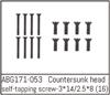 Countersunk Screw M3*14 (8) / M2.5*8 (8)