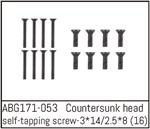 Countersunk Screw M3*14 (8) / M2.5*8 (8)