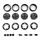 Deep Star Bead Lock Wheel ( 1.2 ) Black Chrome