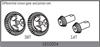 Differential crown gear and pinion set