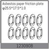 Differential Papierdichtung 25.5*17.5*1.0 (10)