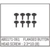 Flanged Button Head Screw M2.3*10 (8)