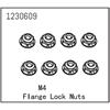 Flanschmutter M4 (8)