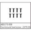 Flat Head Screw M2.3*6 (8)