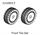 Front Pre-glued Tire Set - Buggy (2)