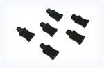 Gummi Splint - Grip, schwarz (6)