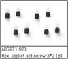 Hex. Socket Set Screw M3*3 (8)