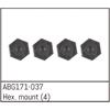 Hex Wheel Hubs (4)