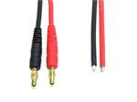 Kabel 14AWG mit 4mm Bananenstecker 40cm