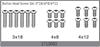 Kopfschraubenset 3*18/4*8/4*12