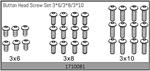 Kopfschraubenset 3*6/3*8/3*10
