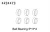 Kugellager 5*11*4 (6)