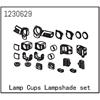 Lampensockel und Lampenschirmsatz